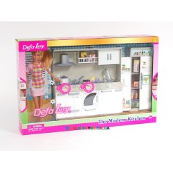 Игровой набор Кухня с куклой Defa 6085
